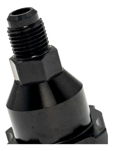 3 Conector Adaptador De Copa De Rosca 1p Negra De 10 Mm