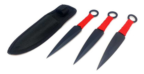 Set Kunai Cuchillos De Lanzar Por 3 Unidades