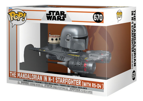 Funko Pop Star Wars 670 Mandalorian N1 Starfighter W/ R5-d4