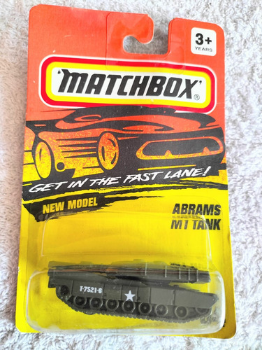 Tanque Abrams M1, Matchbox, Mattel, 1994, Escala 1/87, A766