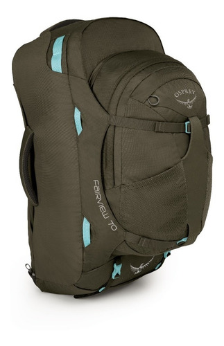 Mochila Mala Viagem Urbana Notebook Osprey Fairview 70 Lts Cor Cinza