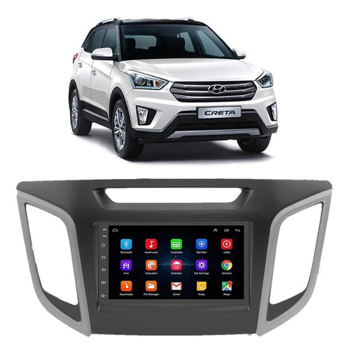 Kit Multimidia Android Creta 2016 A 2021 7 Pol Gps Tv Online