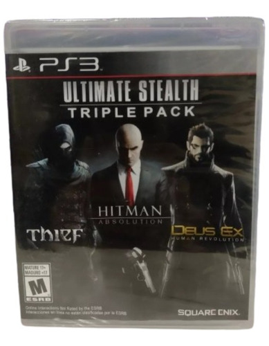 Ultimate Stealth Triple Pack Thief Hitman Deus Ex Ps3 Juego