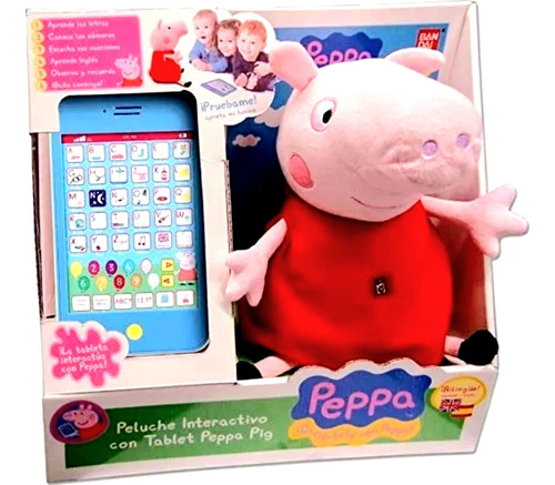 Peppa Pig Interactiva Con Tablet Didáctica De Colección 