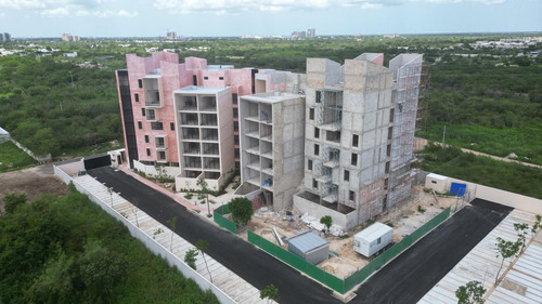 Departamento En Venta Merida, Sta Gertrudis Copo, Mod. B, Con Balcon, Entrega Inmediata.