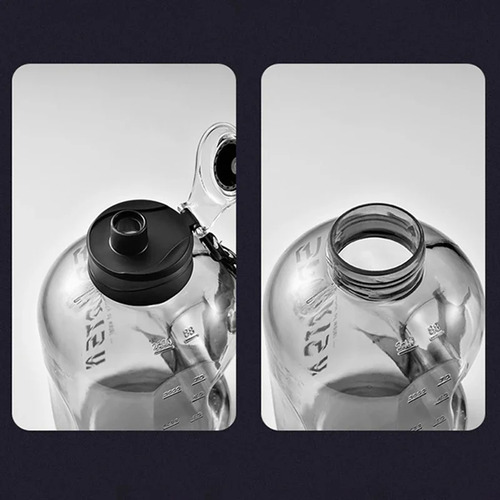 Botella De Agua Portátil Para Deportes Y Fitness De 1,7 L .