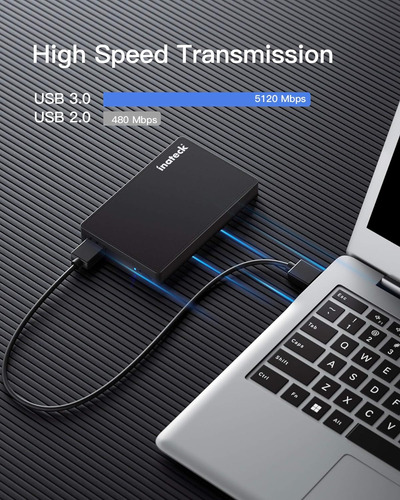 Inateck 2,5 Pulgadas Usb 3.0 Disco Duro Disco Envolvente