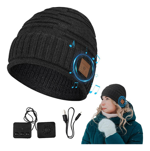 Gorro De Punto De Lana Con Auricular Bluetooth For Se M