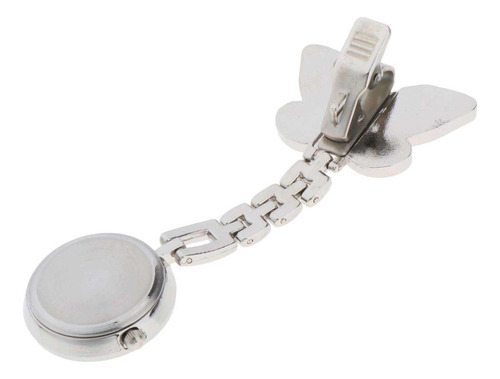 Moda Mariposa Enfermera Clip-on Fob Broche Colgante Reloj De