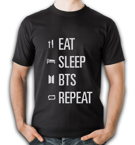 Camisa De Hombre  Moderno Estilo Bts Sleep 