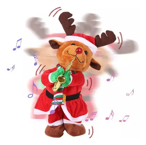 Nuevo Juguete Eléctrico De Papá Noel Que Canta Y Baila 2024