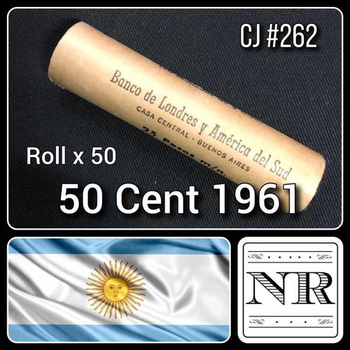 Roll - Argentina - 50 Centavos - Año 1961 - Banco Londres 