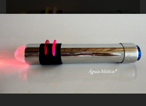 Imagem 6 de 7 de Bastão Cromoterapia Massageador Com Cristal Quartzo