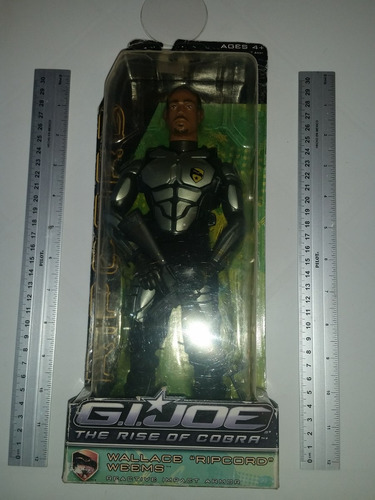 Gijoe, Ripcord, Rise Of Cobra, Wallace Weems, 12 (Usado)