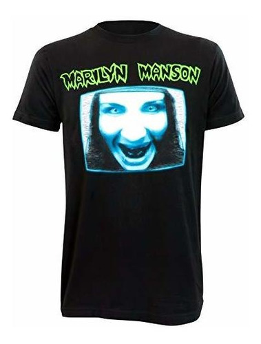 Global Marilyn Manson - Camiseta Para Hombre, Diseño Con Log