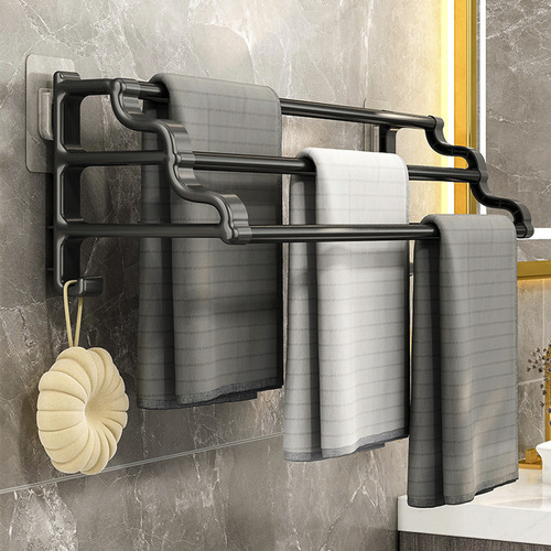 Toallero Con Tornillos De Pared Adhesivos Para Montaje En Pa