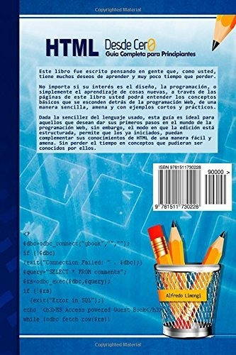 Html Desde Cero: Guía Completa Para Principiantes, De Limongi, Alfr., Vol. 1. Editorial Createspace Independent Publishing Platform, Tapa Blanda En Español, 2013