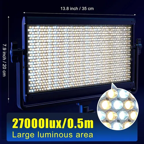 Gvm - Luz De Video Led Rgb De D, Kit De Iluminación De Vid.