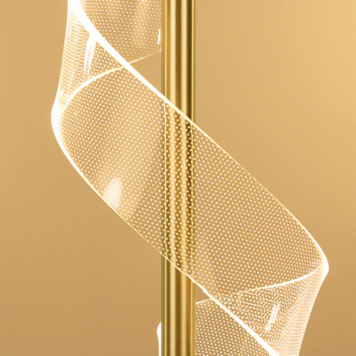 Pendente Led 3000k 3w Bivolt Ø12x35cm Dourado Pd2072