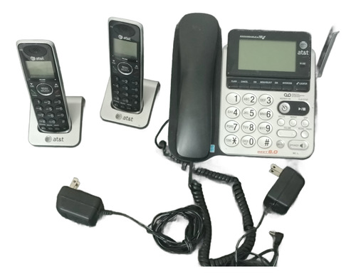 Set Telefono Inalambrico At&t 2 Inalambricos Para Reparar (Usado)
