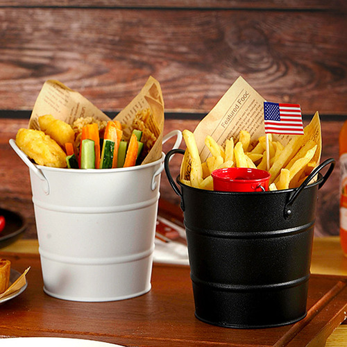 Cubo De Almacenamiento De Pollo Frito, Cubo Para Comida, 3 U