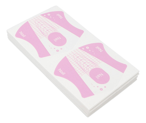 Pegatina Para Extensiones De Uñas, 100 Unidades, Forma De Gu