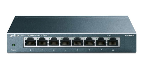 Switch 8 Porta Gigabit De Mesa 10/100/1000 Mbps Tl-sg108 Smb