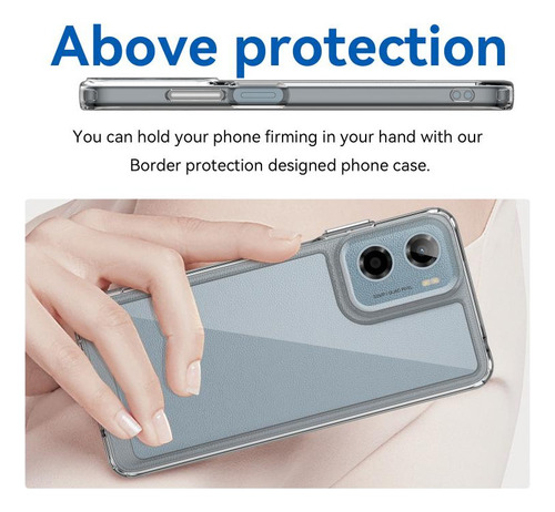 Funda De Acrílico Y Tpu Para Motorola Moto E15 Para Motorola