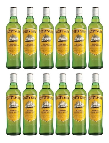 Whisky Cutty Sark Blended Scotch Caja X 12 X 750ml. Cuotas
