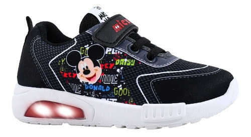 Zapatillas Disney Mickey Mouse Pop Con Luces Original Footy