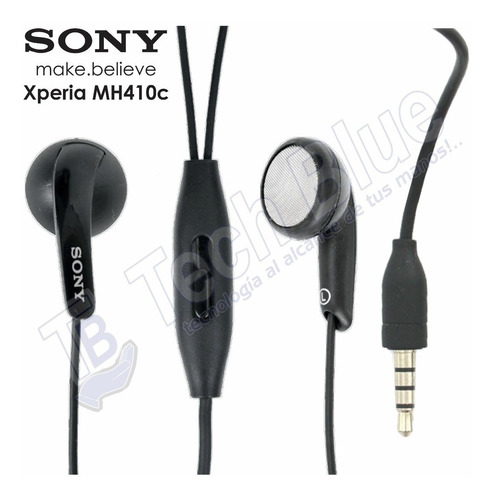 Manos Libres Original Sony Xperia Mh-410c 3.5 Z5, C5, Z1, M5