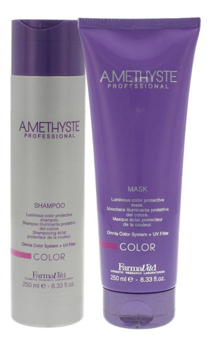 Pack Shampoo Y Tratamiento Farmavita Amethyste Color