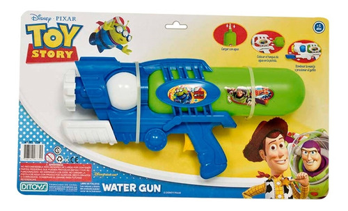 Pistola Agua Toy Story Water Blaster Small 1734 Ditoys