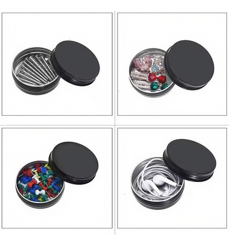 Frascos De Aluminio Cosméticos Portátiles De 24 Piezas