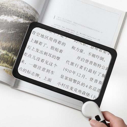 Lupa Plegable De Cristal Para Lectura Con 48 Luces Led Comp