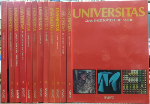Gran Enciclopedia Del Saber Universitas * 12 Tomos * Salvat 