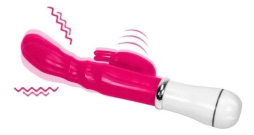 Massageador Corporal Duplo Rabb Super Potente Rosa-chiclete