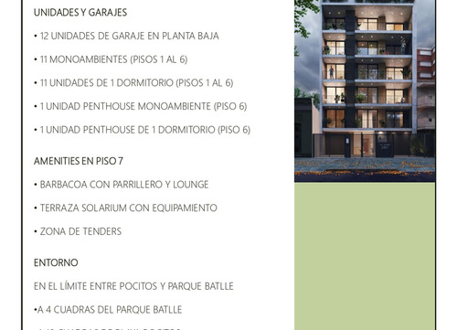 Apartamentos Venta 1 Dormitorio Estrene Setiembre 2024