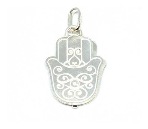 Dije Laser Mano Fatima Hamsa Jamsa Proteccion Plata 925