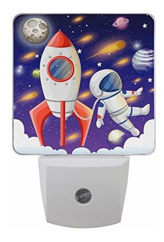 Lámparas Nocturnas Infant Pfrewn Universe Astronauta Rocket 