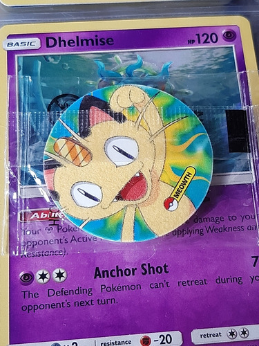 Tazo De Peluche De Meowth T-189 En Su Bolsita Original. (Usado)