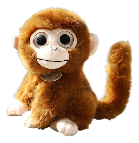 Muñeco De Mono De Peluche Adorable De Ojos Grandes De Peluch