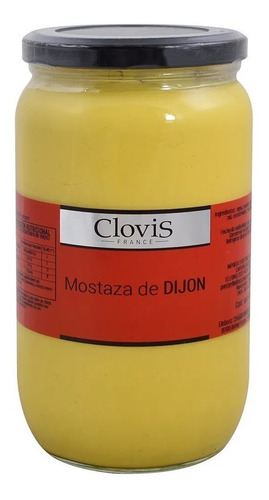 Mostaza Dijon Clovis Original 830g Francia !