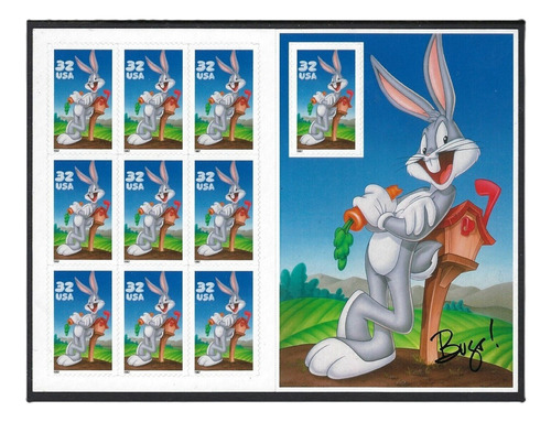 1997 Dibujos- Bugs Bunny- Usa (sellos Autoadhesivos) Mint