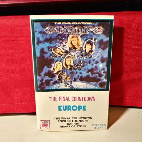 Europe The Final Countdown Cassette Ed. Uy 1986 Exelente Lea