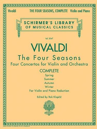 Libro Vivaldi, Las 4 Estaciones The Four Seasons 50485535