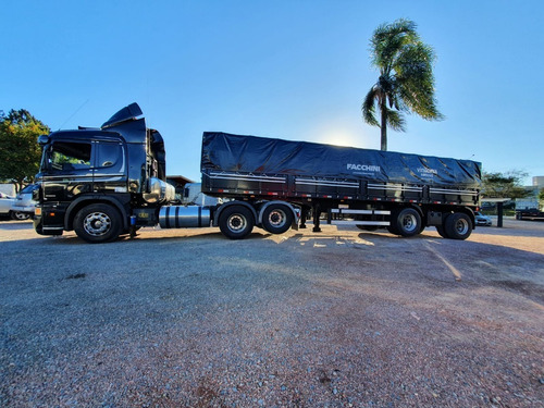 Imagem 5 de 9 de Scania P360 6x2 2014 + Graneleira Facchini 1+1 2021 Com Pneu