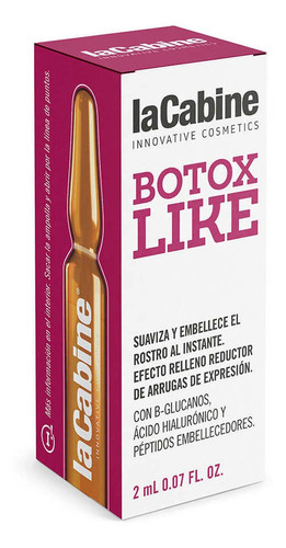 Ampollas Botox-like 1 X 2ml