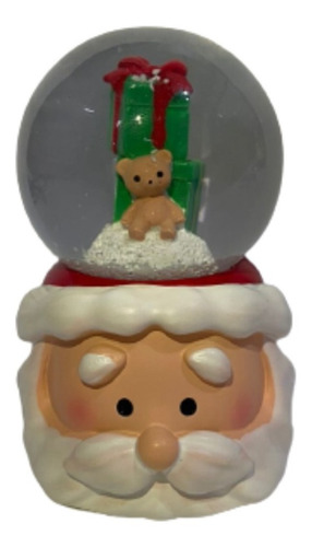 Imagen 2 de 10 de Bola De Cristal Papá Noel Led Luminosa Decoración Navidad