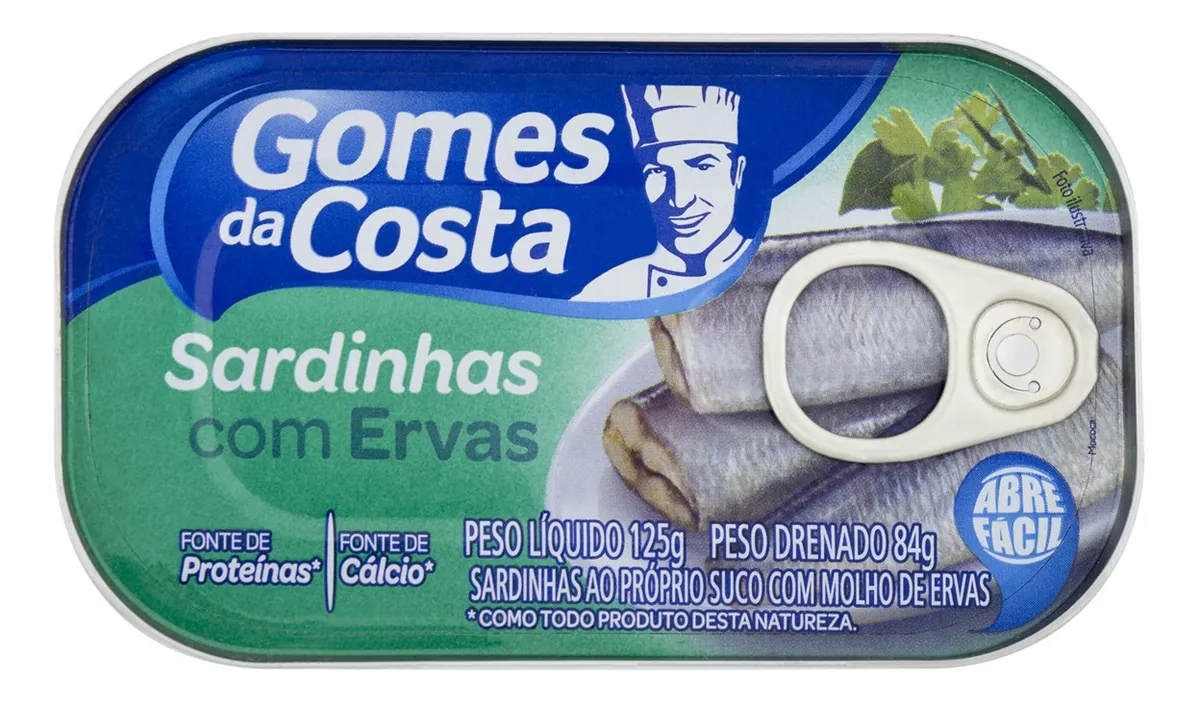 Terceira imagem para pesquisa de sardinha gomes da costa